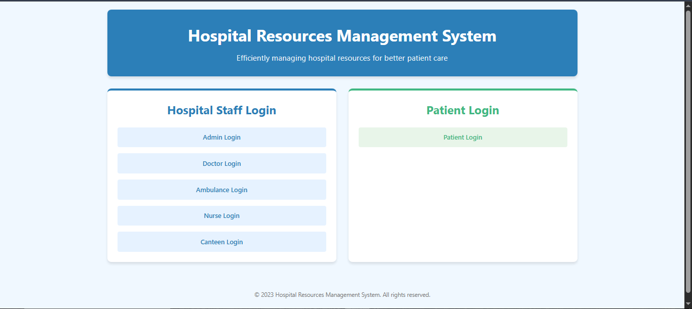 Hospital Management System